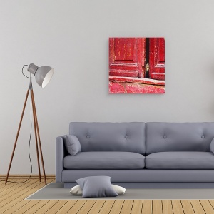 Tablou canvas - In Spatele Scenei, Vintage, Animal, Pisica, Retro, Vechi, 90 x 90 cm - Img 2