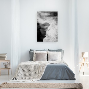 Tablou canvas - Incercarea de A Naviga, Mare, Nisip, Surf, Litoral, Singur, 80 x 120 cm - Img 3
