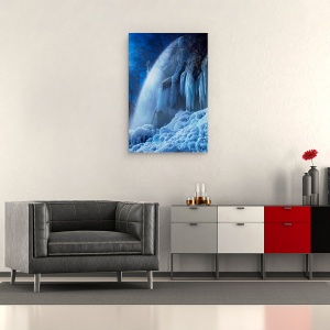 Tablou canvas - Inghetat In Lumina Lunii, Turture, 60 x 90 cm - Img 2