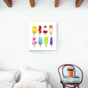 Tablou canvas inghetata modern multicolor 60x60 cm