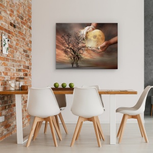Tablou canvas - Ireal, Fantezie, Ireal, Vis, Basm, 50 x 70 cm - Img 4