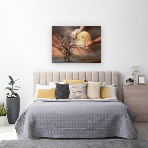 Tablou canvas - Ireal, Fantezie, Ireal, Vis, Basm, 60 x 80 cm - Img 3