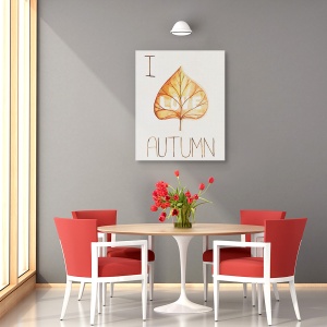 Tablou canvas - Iubire de toamna I, 40 x 50 cm - Img 4