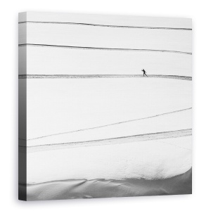 Tablou canvas - Izolat, Rumansky, Tatra, Slovacia, Alb-Negru, Munti, 60 x 60 cm