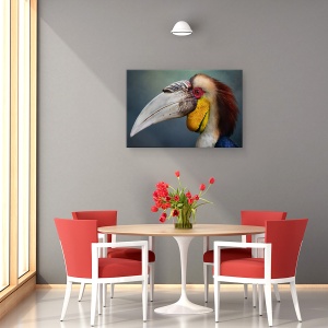 Tablou canvas - Jabrix, Animal, Pasare, Natura Moarta, Colorat, 60 x 90 cm - Img 4