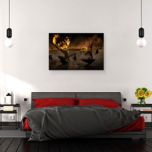 Tablou canvas - Jack-O Scarecrow, Corbi, Sperietoare De Ciori, Franta, 60 x 90 cm - Img 3