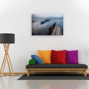 Tablou canvas - Lac, Barca, Apa, Dig, Debarcader, 80 x 120 cm - Img 2