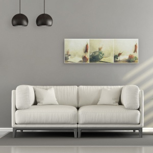 Tablou canvas - Lucruri Fierbinti - Povestea, Panorama, Chili, Piper, Rosu, 30 x 90 cm - Img 2