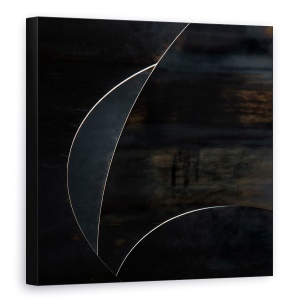 Tablou canvas - Luna Albastra, Abstract, Linie, Curba, Curbe, Textura, 90 x 90 cm