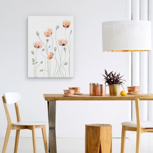 Tablou canvas - Maci, Papaver, Vara, Gradina, Plante, 75 x 100 cm - Img 4