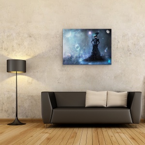 Tablou canvas - Magie, Spatiu, Planeta, Galaxie, Stele, 50 x 70 cm - Img 2