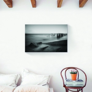 Tablou decorativ canvas Ceață la malul oceanului, 60x90 cm