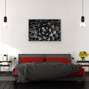 Tablou canvas - Matematica Naturala, Inchis, Detaliu, Simetrie, Botanic, Macro, Abstract, 60 x 90 cm - Img 3