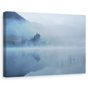 Tablou canvas - Misterios, Kilchurn, Castel, Ceata, Dimineata, Misterios, 60 x 90 cm