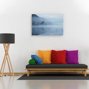 Tablou canvas - Misterios, Kilchurn, Castel, Ceata, Dimineata, Misterios, 60 x 90 cm - Img 2