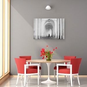 Tablou canvas - Nancy, Monocrom, Strada, Franta, Mers Pe Jos, 60 x 90 cm - Img 4