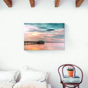 Tablou canvas natură apus 80x120 cm peisaj vibrant