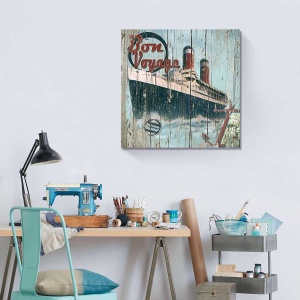Tablou Canvas - Nautic, Vapor, Bon Voyage, 70 x 70 cm - Img 2