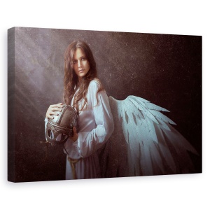 Tablou canvas - Neumilinta, Novosibirsk, Rusia, Ingeras, Casca, Razboinic, 60 x 90 cm
