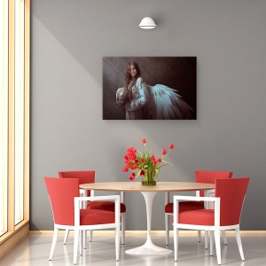 Tablou canvas - Neumilinta, Novosibirsk, Rusia, Ingeras, Casca, Razboinic, 80 x 120 cm - Img 4