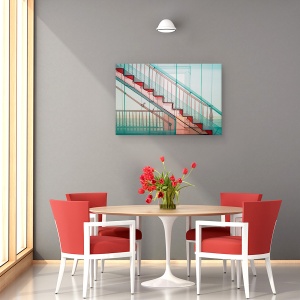 Tablou canvas - New York City Loft, Abstract, Scari, Pastel, 40 x 60 cm - Img 4