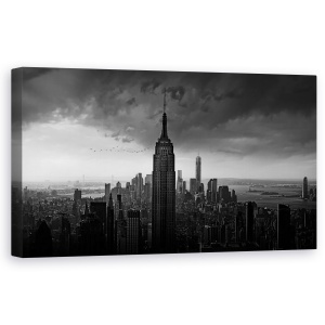Tablou Canvas - New York Rockefeller View, Arhitectura, Manhattan, Oras, 50 x 100 cm