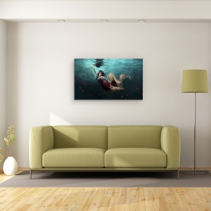 Tablou canvas - Ocean De Trandafiri, Petale , 50 x 80 cm - Img 2