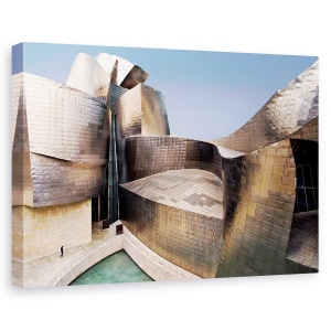 Tablou canvas - Ondulare, Arhitectura, Bibao, Spania, 60 x 90 cm