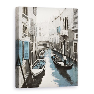 Tablou canvas - Oras, Venetia, Gondole, Pictura, 75 x 100 cm