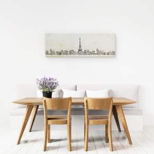 Tablou canvas - Orizontul Eiffel, 30 x 90 cm - Img 4