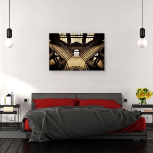 Tablou canvas - Palatul Abandonat, Sampollion, Strada, Centru, Cairo, Egipt, 40 x 60 cm - Img 3