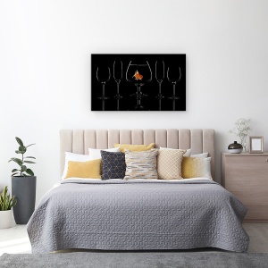 Tablou canvas - Peste De Sticla, Ochelari, Pet, 50 x 80 cm - Img 2