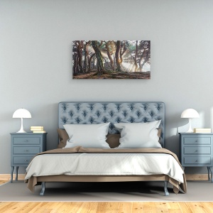 Tablou canvas - Pini, Raze, Padure, Pomi, Origini, Pin, 50 x 100 cm - Img 3