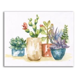 Tablou Canvas - Plante, Cactus, Vaze, Color, 40 x 50 cm