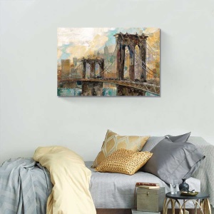 Tablou Canvas - Pod, Oras, Manhattan, 80 x 120 cm - Img 2