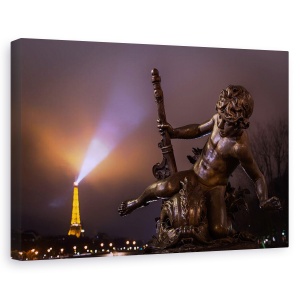 Tablou canvas - Podul Alexandru Al III-Lea, Paris, Peisaj Urban, Oras, Franta, 60 x 90 cm