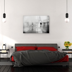 Tablou canvas - Poveste De Dragoste In Paris, Franta, Turnul Eiffel, Reper, 60 x 90 cm - Img 3