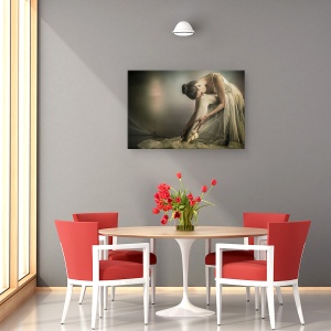 Tablou canvas - Pregatirea Pentru Dans, Portret, Balet, 80 x 120 cm - Img 4