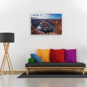 Tablou canvas - Puterea Raului Colorado, Potcoava, Statele Unite, 80 x 120 cm - Img 2