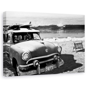 Tablou canvas - Regula Veteranilor, Surf, California, Lemnos, Surferi, Valuri, 80 x 120 cm
