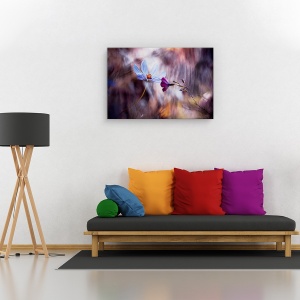 Tablou canvas - Rendez vous, Flori, Dragoste, Pereche, Romantism, 60 x 90 cm - Img 2