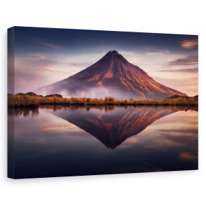 Tablou canvas - Revelatii, Apus De Soare, Taranaki, Magic, Rosu, 80 x 120 cm