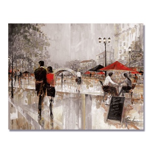 Tablou Canvas - Romantic, Iubire, Cuplu, Plimbare, 80 x 100 cm
