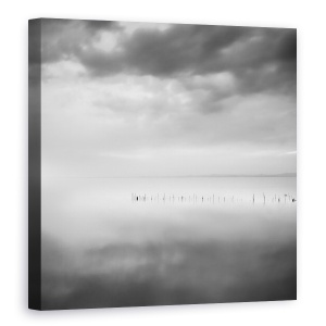 Tablou canvas - Saizeci De Nuante De Gri, Peisaj Marin, Apa, Ocean, 90 x 90 cm
