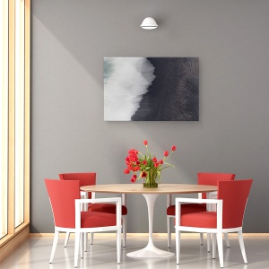 Tablou canvas - Semne, Islanda, Mare, Nisip, Semn, Fotocreare, 60 x 90 cm - Img 4