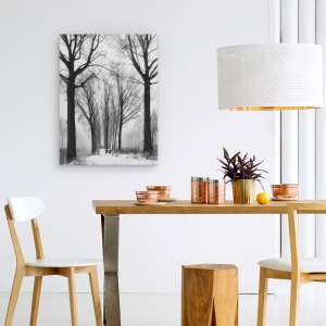 Tablou canvas - Si Apoi Vine Iarna, Belgia, Flandra, Canale, Ceata, Zapada, 60 x 80 cm - Img 4