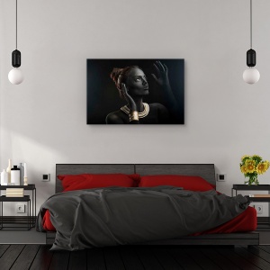 Tablou canvas - Sofia, Portret, Colier , Bijuterii, Femeie, 40 x 60 cm - Img 3