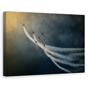 Tablou canvas - Spectacol Aerian, Fum, Sapte, Cer, 60 x 90 cm