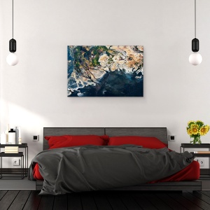 Tablou canvas - Splendida Africa, Kenya, Africa, Flamingo, Elicopter, Aerial, Lac, 40 x 60 cm - Img 3