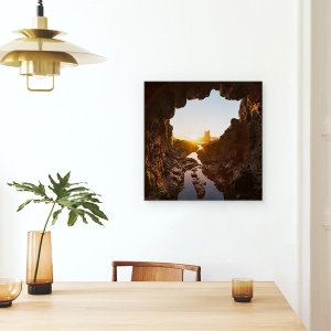 Tablou canvas - Stanca Si Pestera, Peisaj Marin, Australia, Apa, Sydney, 90 x 90 cm - Img 4